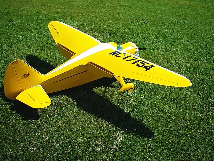 model aircraft covering