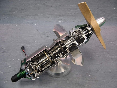 jet engine remote control plane